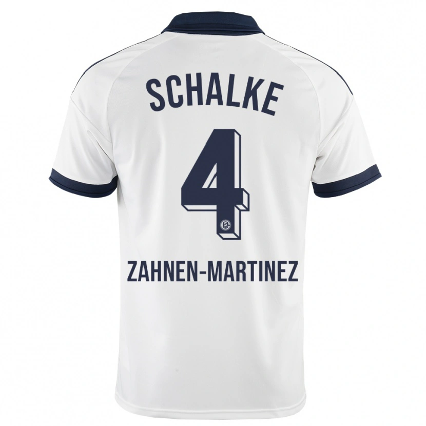 Danxen Women Pablo Zahnen-Martinez #4 Black White Away Jersey 2026/27 T-Shirt