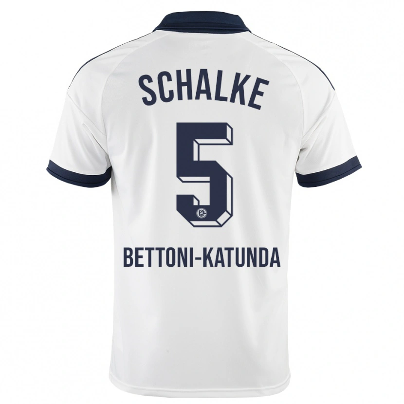 Danxen Women Claudio Bettoni-Katunda #5 Black White Away Jersey 2026/27 T-Shirt