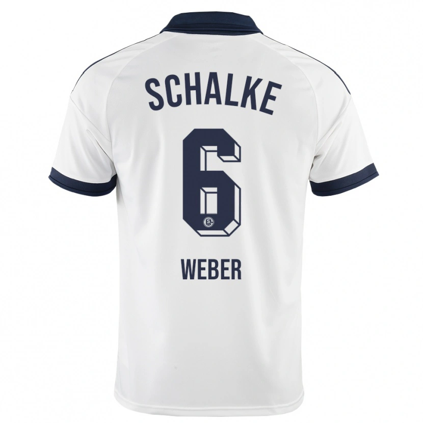 Danxen Women Ben Weber #6 Black White Away Jersey 2026/27 T-Shirt