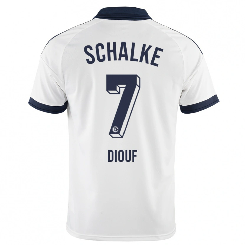 Danxen Women Salif Diouf #7 Black White Away Jersey 2026/27 T-Shirt