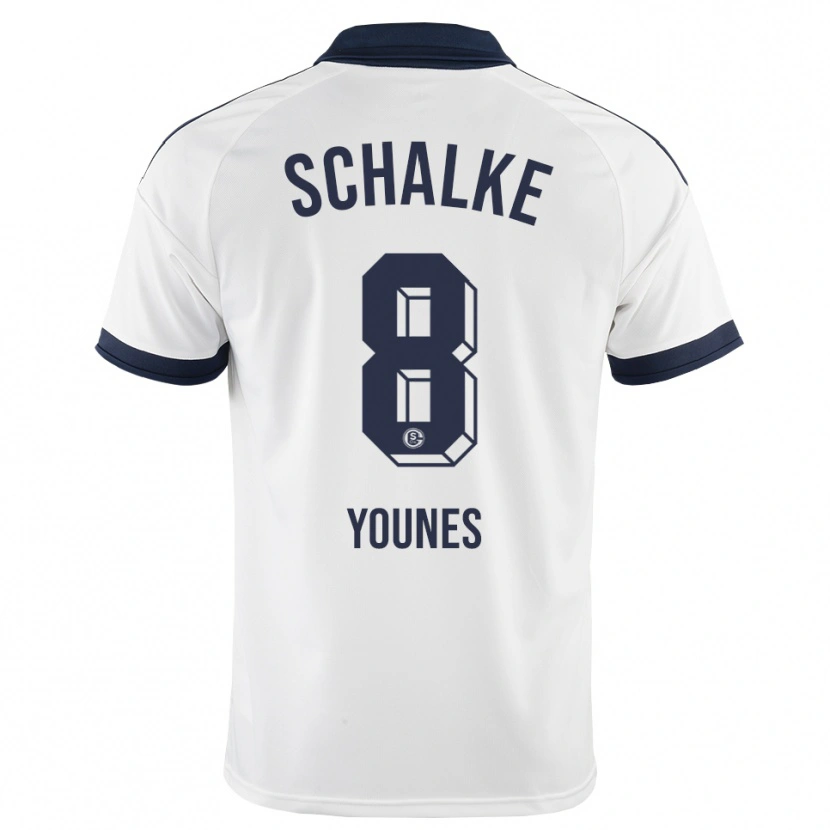 Danxen Women Amin Younes #8 Black White Away Jersey 2026/27 T-Shirt
