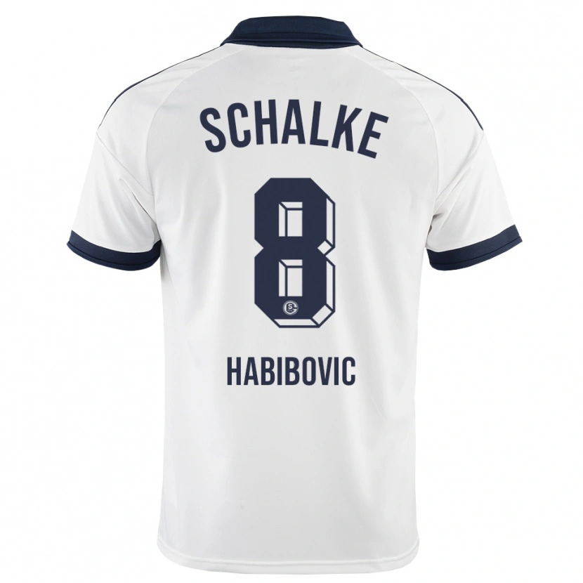 Danxen Women Edina Habibovic #8 Black White Away Jersey 2026/27 T-Shirt