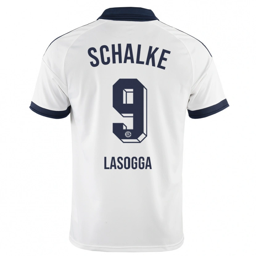 Danxen Women Pierre-Michel Lasogga #9 Black White Away Jersey 2026/27 T-Shirt