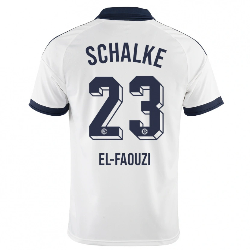 Danxen Women Soufiane El-Faouzi #23 Black White Away Jersey 2026/27 T-Shirt