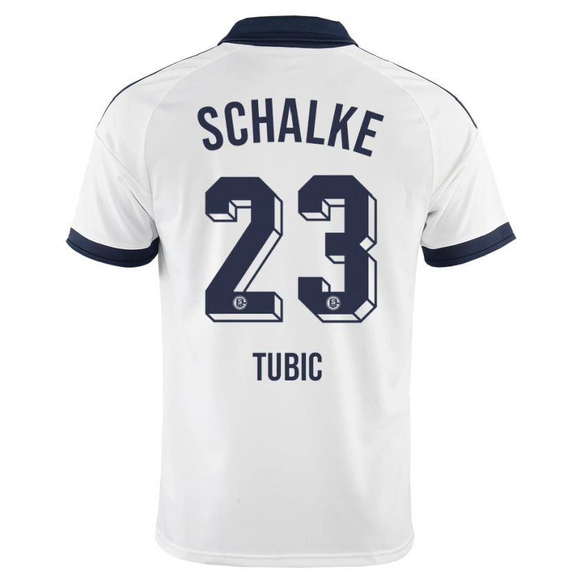 Danxen Women Malik Tubic #23 Black White Away Jersey 2026/27 T-Shirt