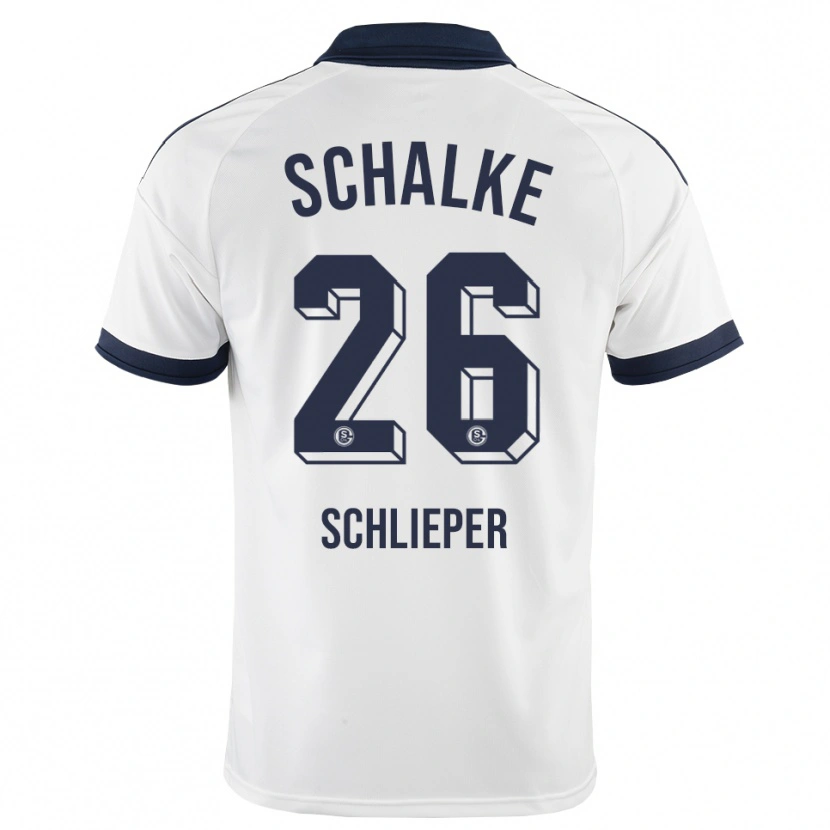 Danxen Women Ben Schlieper #26 Black White Away Jersey 2026/27 T-Shirt