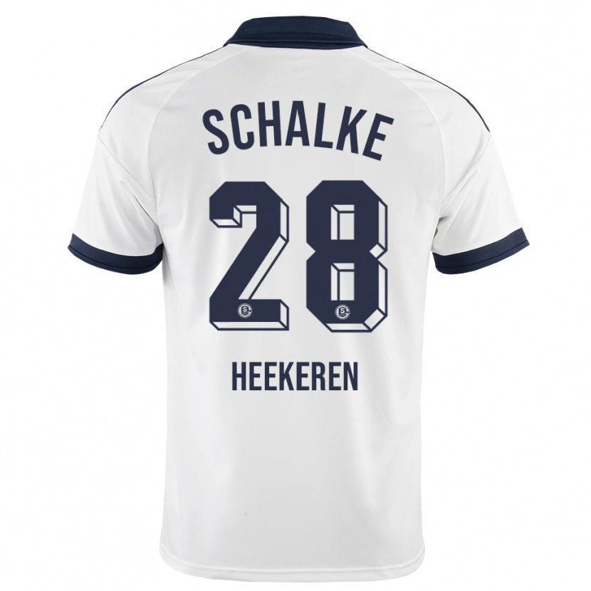 Danxen Women Justin Heekeren #28 Black White Away Jersey 2026/27 T-Shirt