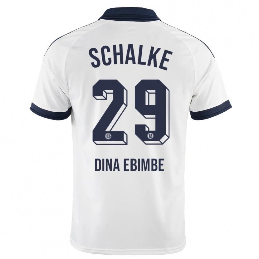 Danxen Women Junior Dina Ebimbe #29 Black White Away Jersey 2026/27 T-Shirt