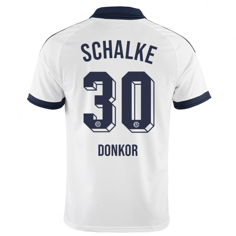 Danxen Women Anton Donkor #30 Black White Away Jersey 2026/27 T-Shirt