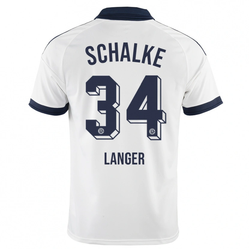 Danxen Women Michael Langer #34 Black White Away Jersey 2026/27 T-Shirt