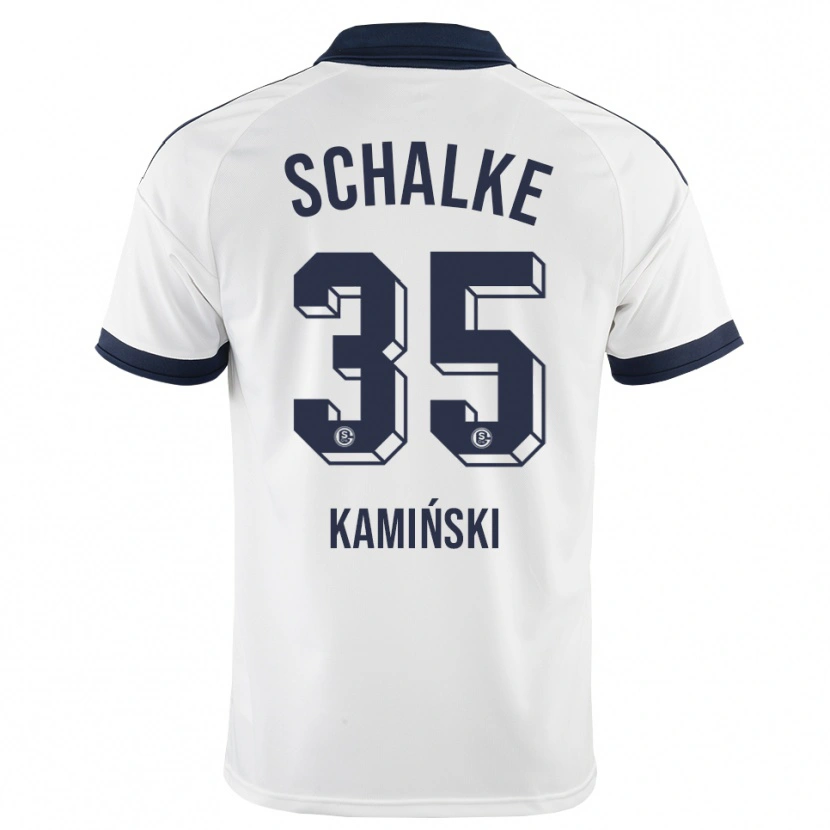 Danxen Women Marcin Kaminski #35 Black White Away Jersey 2026/27 T-Shirt
