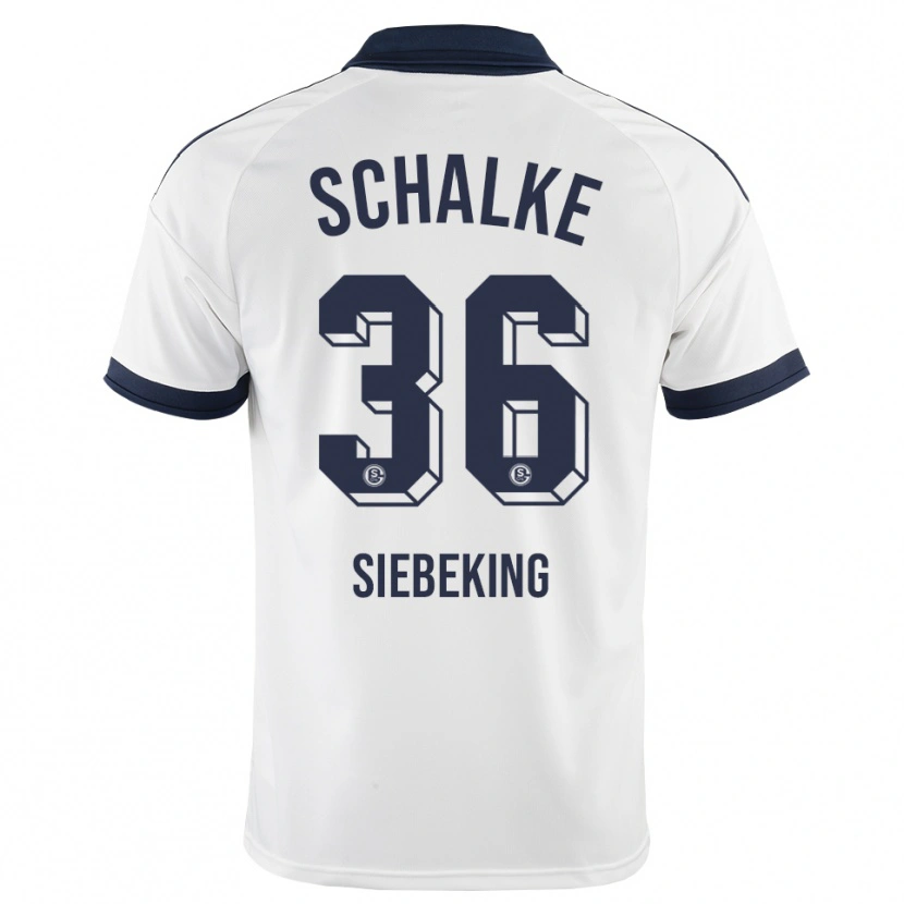 Danxen Women Johannes Siebeking #36 Black White Away Jersey 2026/27 T-Shirt