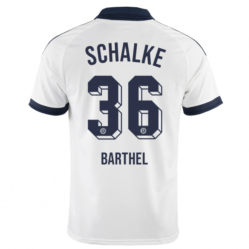 Danxen Women Niklas Barthel #36 Black White Away Jersey 2026/27 T-Shirt