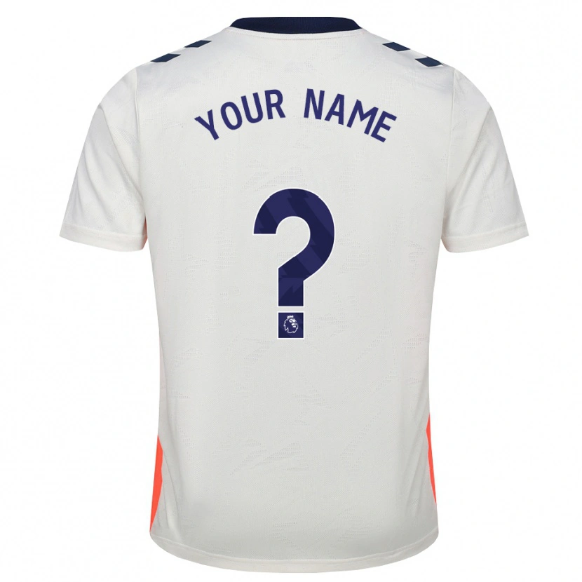 Danxen Women Your Name #0 White Orange Royal Blue Away Jersey 2026/27 T-Shirt