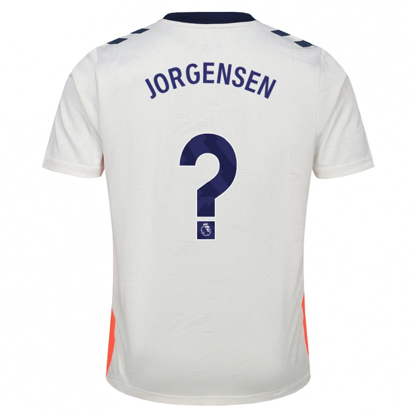 Danxen Women Oscar Jorgensen #0 White Orange Royal Blue Away Jersey 2026/27 T-Shirt