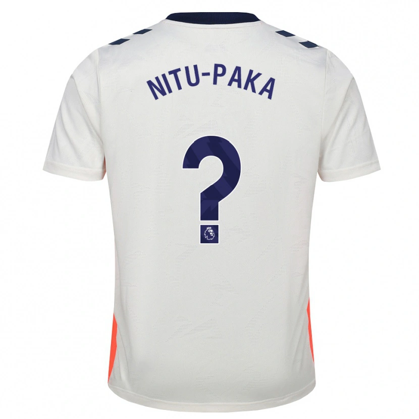 Danxen Women Chavvy Nitu-Paka #0 White Orange Royal Blue Away Jersey 2026/27 T-Shirt