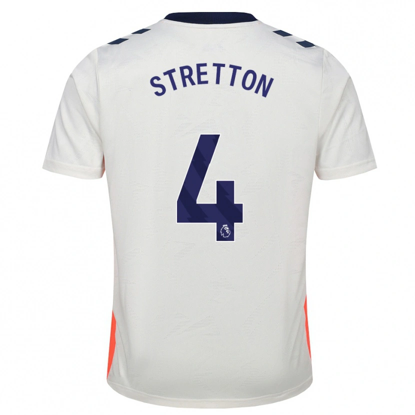 Danxen Women Mackenzie Stretton #4 White Orange Royal Blue Away Jersey 2026/27 T-Shirt