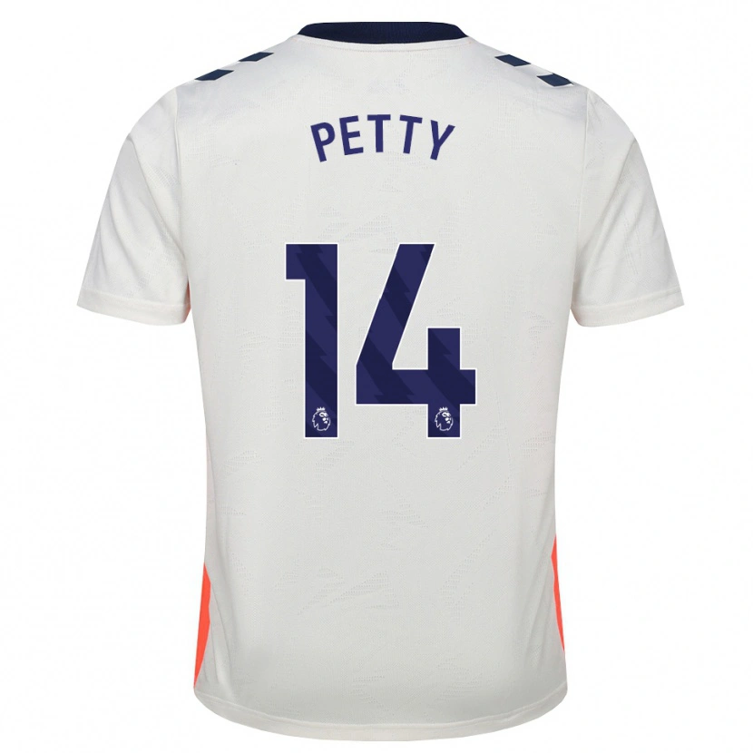 Danxen Women Billy Petty #14 White Orange Royal Blue Away Jersey 2026/27 T-Shirt