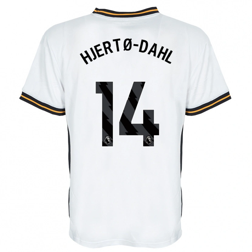 Danxen Women Jens Hjertø-Dahl #14 White Orange Black Away Jersey 2026/27 T-Shirt