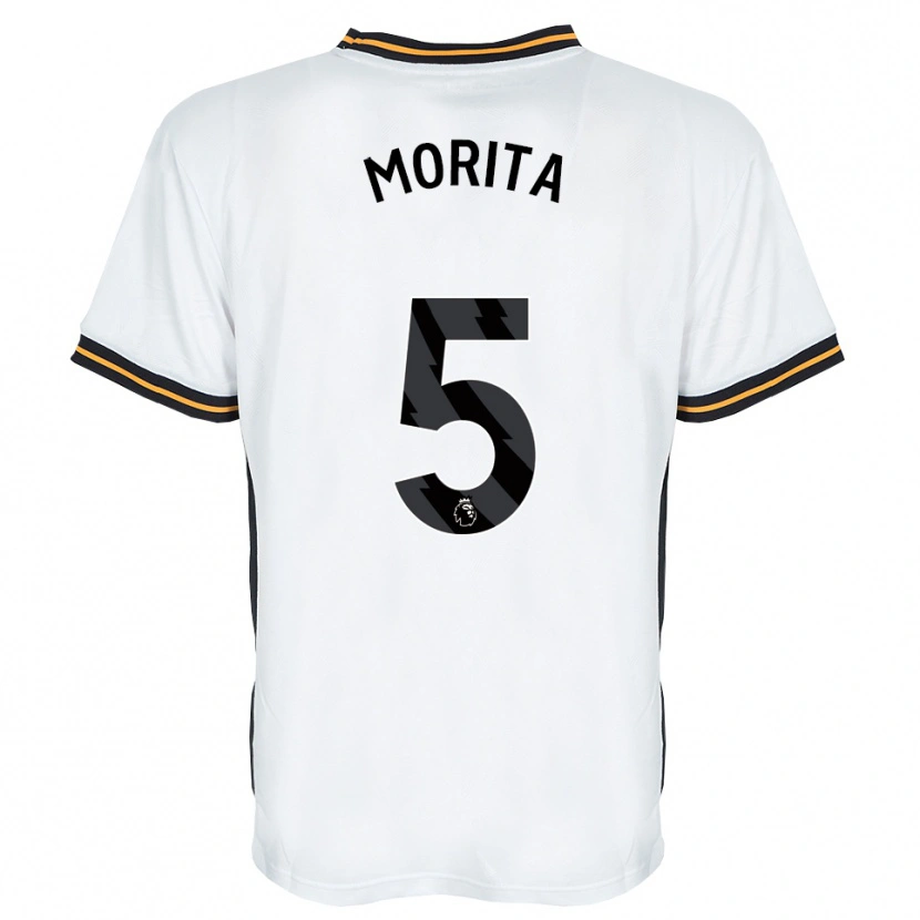 Danxen Women Hidemasa Morita #5 White Orange Black Away Jersey 2026/27 T-Shirt
