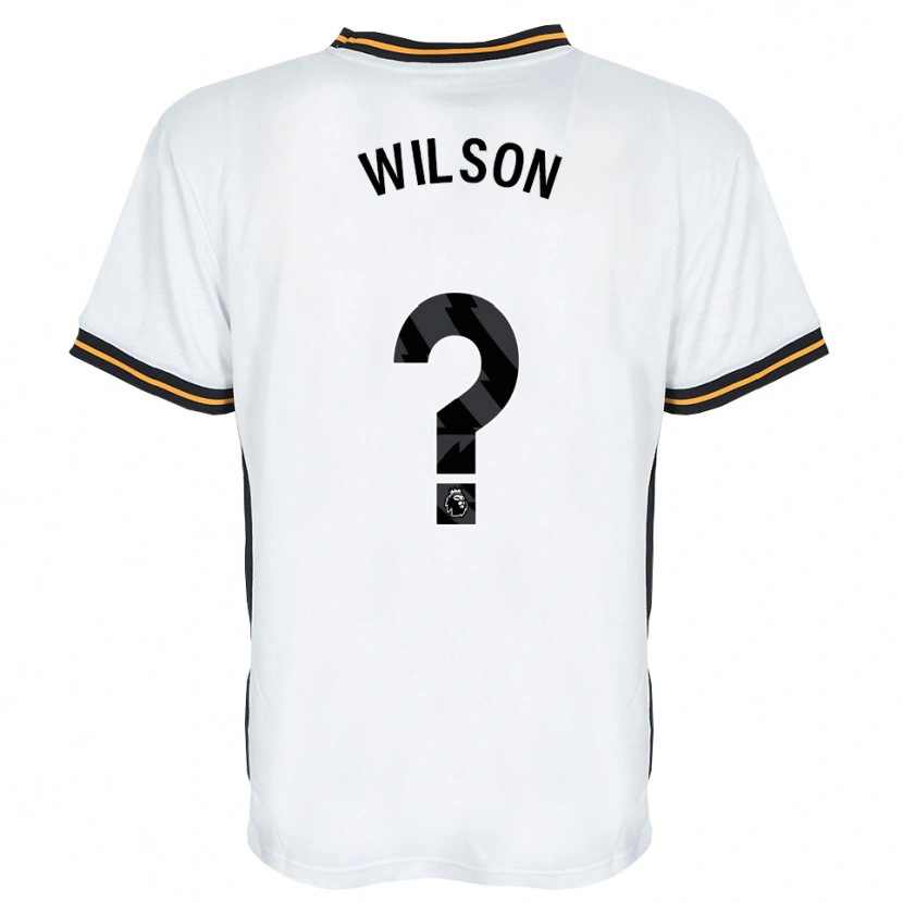 Danxen Women George Wilson #0 White Orange Black Away Jersey 2026/27 T-Shirt