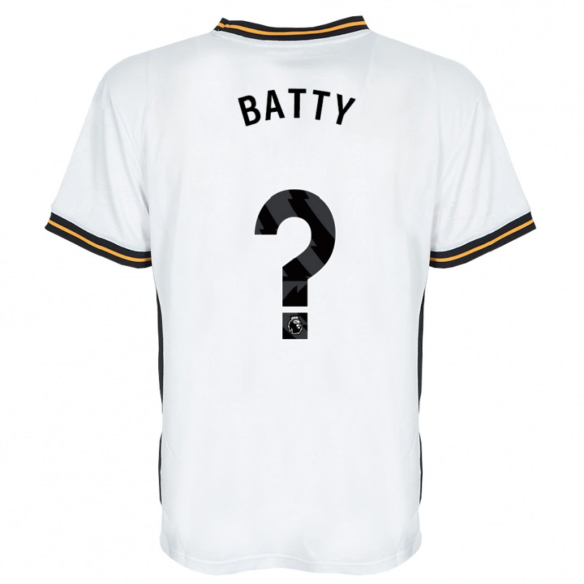Danxen Women Joe Batty #0 White Orange Black Away Jersey 2026/27 T-Shirt