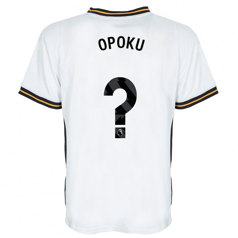 Danxen Women Sam Opoku #0 White Orange Black Away Jersey 2026/27 T-Shirt