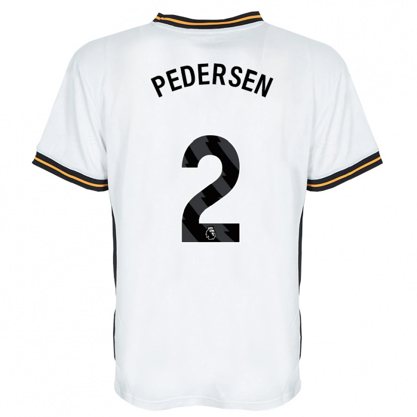 Danxen Women Eden Pedersen #2 White Orange Black Away Jersey 2026/27 T-Shirt