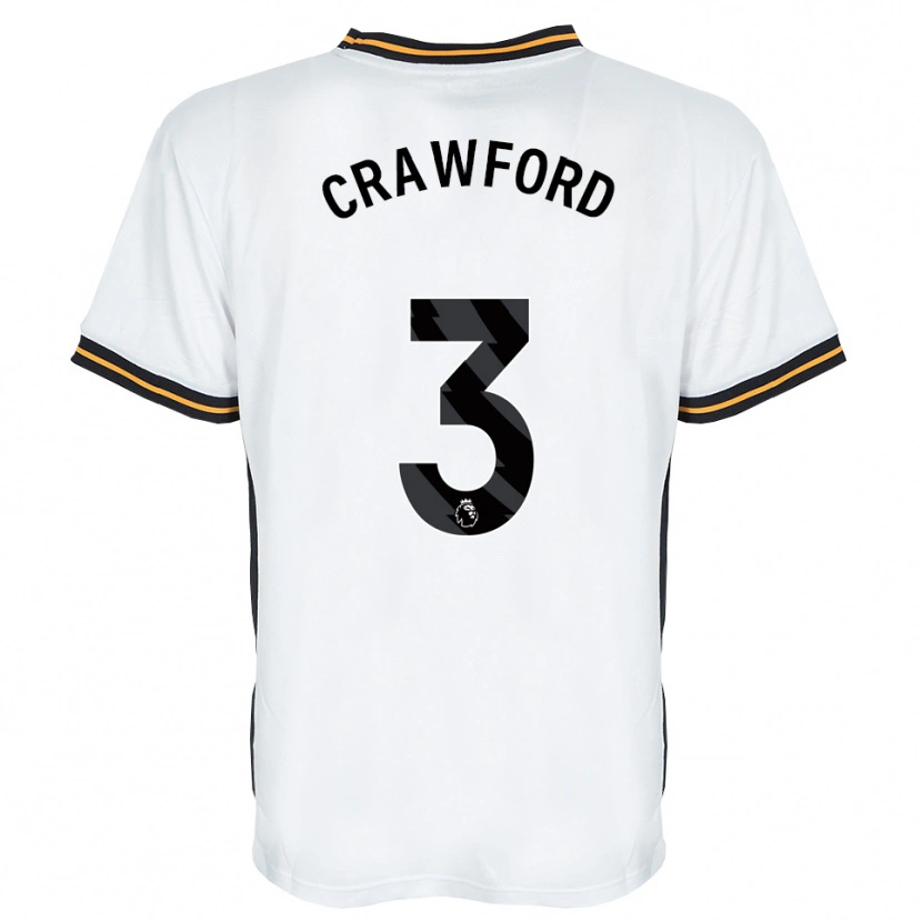 Danxen Women Jude Crawford #3 White Orange Black Away Jersey 2026/27 T-Shirt