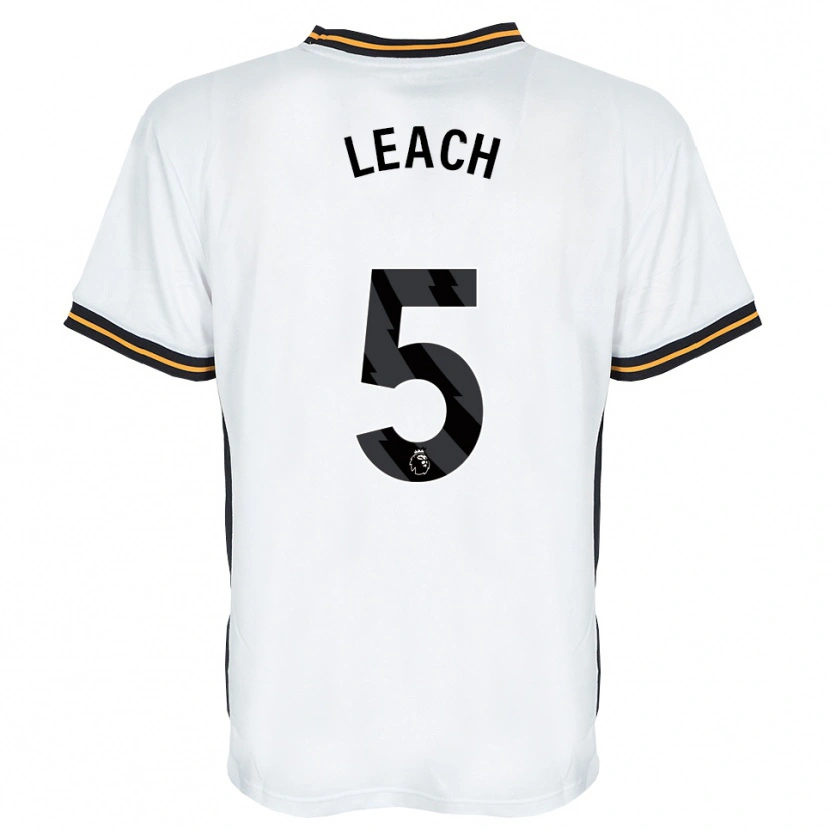 Danxen Women Charlie Leach #5 White Orange Black Away Jersey 2026/27 T-Shirt