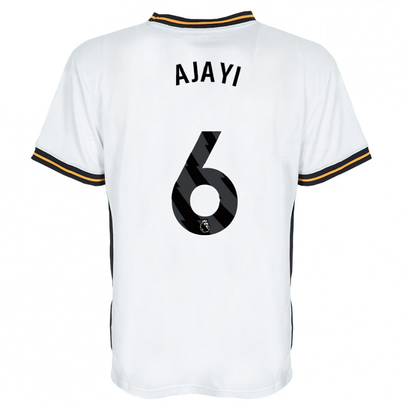 Danxen Women Semi Ajayi #6 White Orange Black Away Jersey 2026/27 T-Shirt