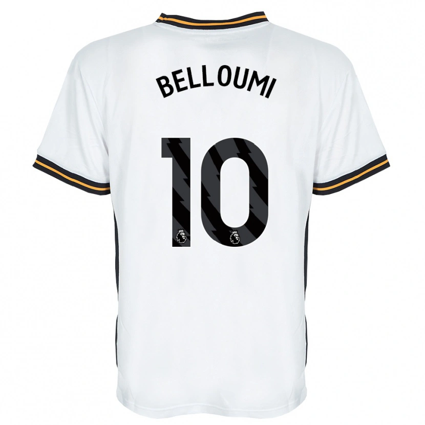 Danxen Women Mohamed Belloumi #10 White Orange Black Away Jersey 2026/27 T-Shirt