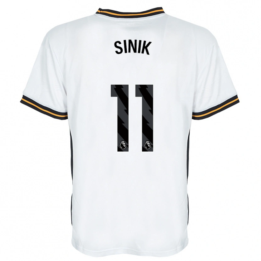 Danxen Women Doğukan Sinik #11 White Orange Black Away Jersey 2026/27 T-Shirt