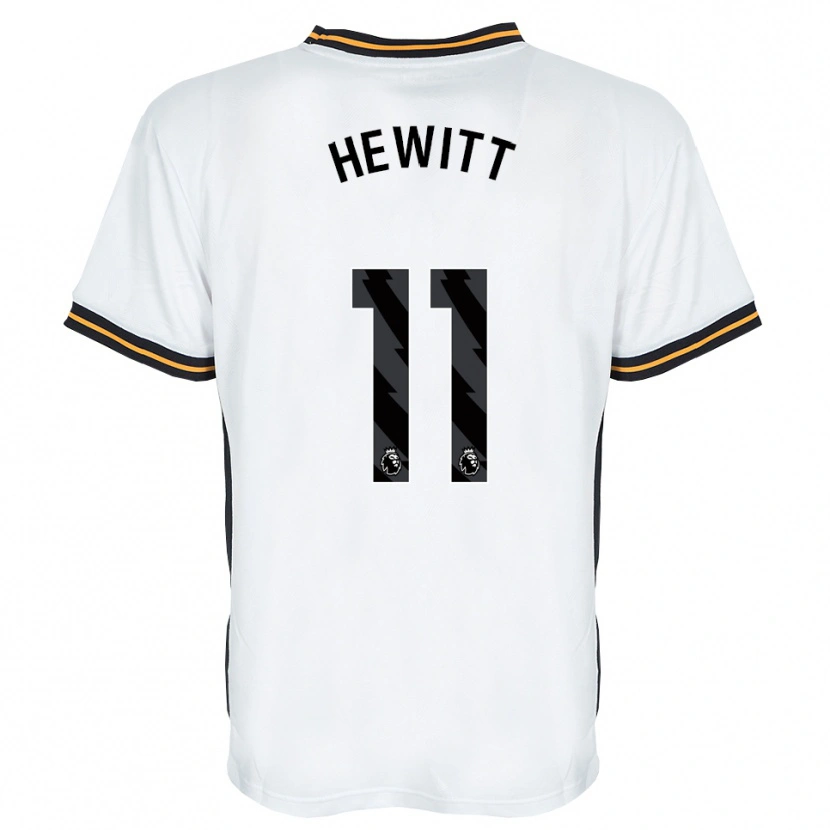 Danxen Women Stan Hewitt #11 White Orange Black Away Jersey 2026/27 T-Shirt