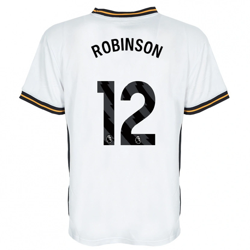 Danxen Women Ben Robinson #12 White Orange Black Away Jersey 2026/27 T-Shirt
