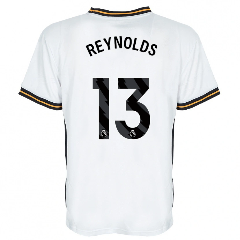 Danxen Women Kerr Reynolds #13 White Orange Black Away Jersey 2026/27 T-Shirt