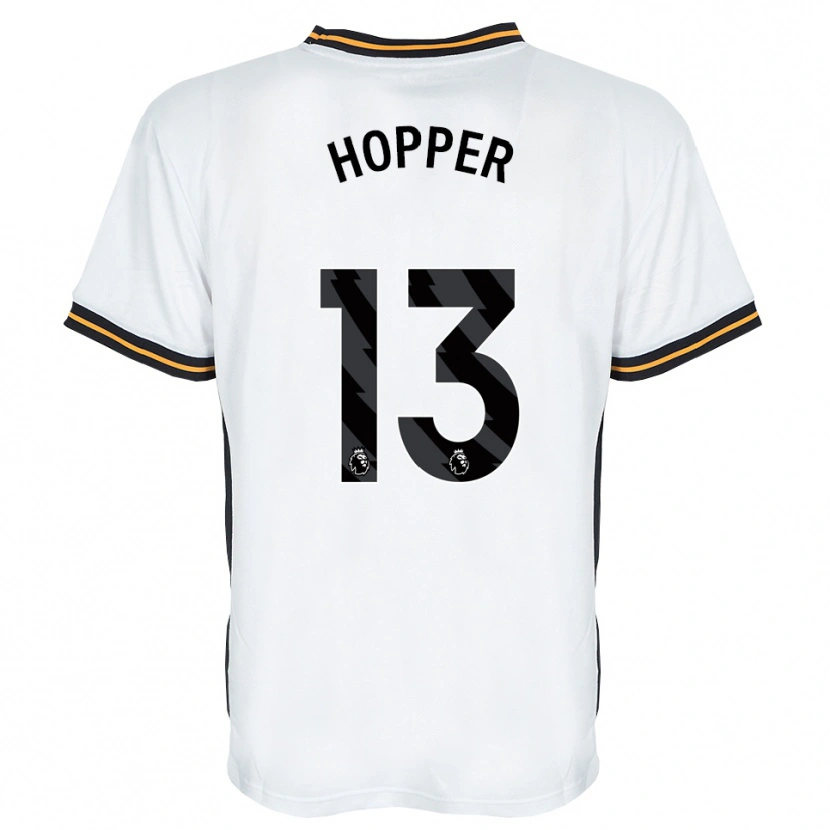 Danxen Women Jake Hopper #13 White Orange Black Away Jersey 2026/27 T-Shirt