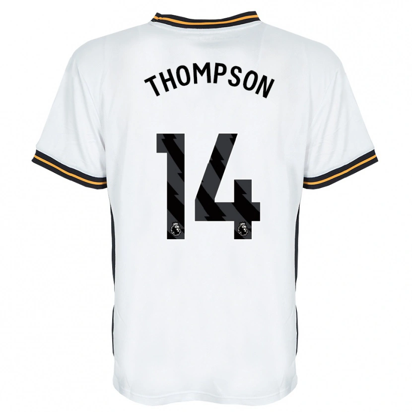 Danxen Women Katie Thompson #14 White Orange Black Away Jersey 2026/27 T-Shirt