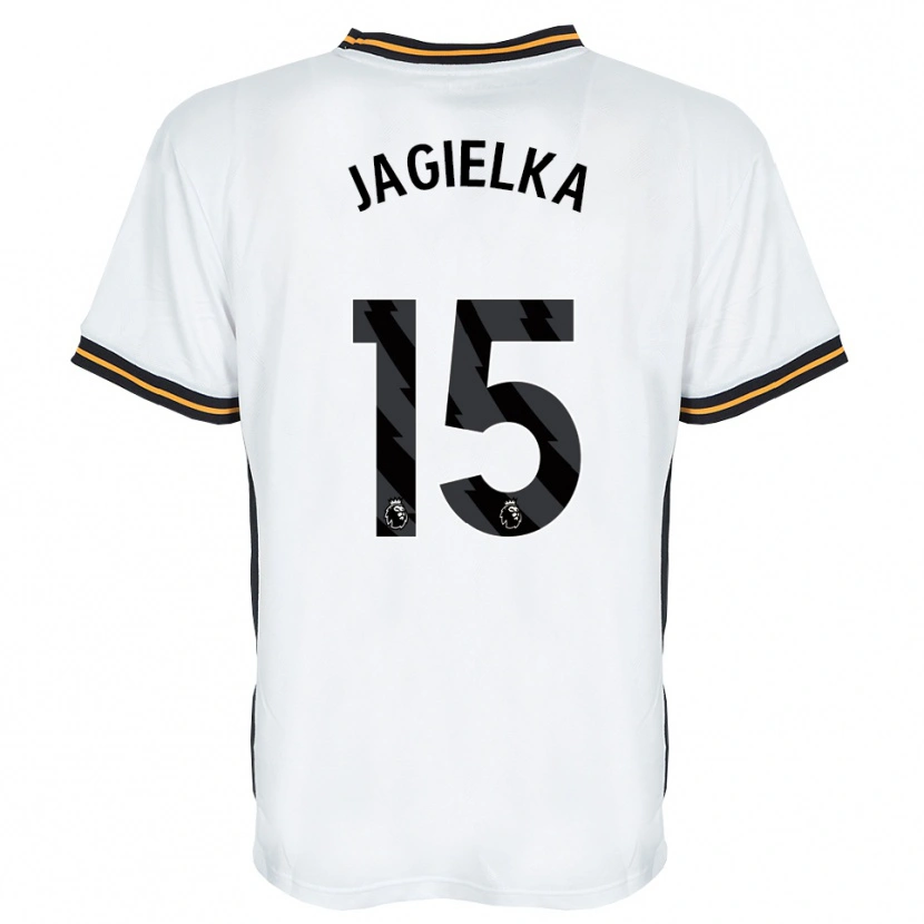 Danxen Women Zac Jagielka #15 White Orange Black Away Jersey 2026/27 T-Shirt