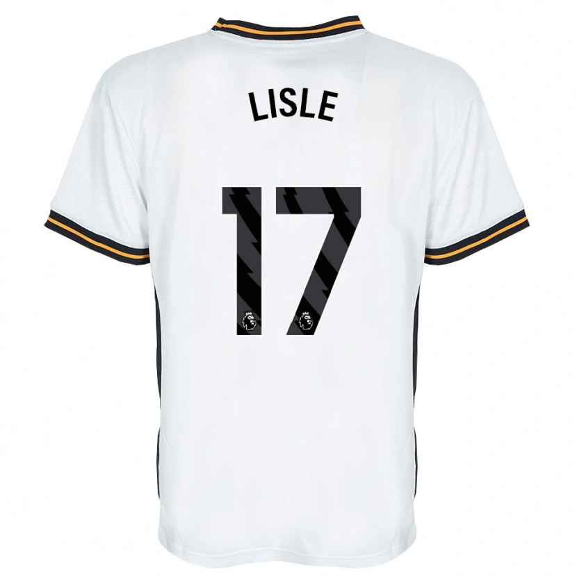 Danxen Women Mary Lisle #17 White Orange Black Away Jersey 2026/27 T-Shirt