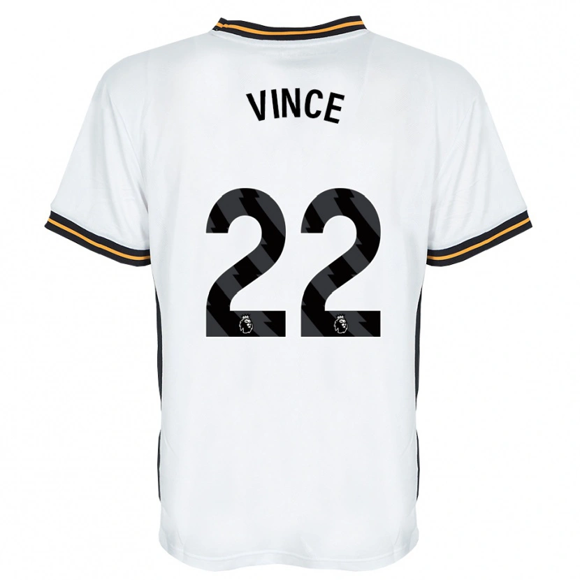 Danxen Women Anna Vince #22 White Orange Black Away Jersey 2026/27 T-Shirt
