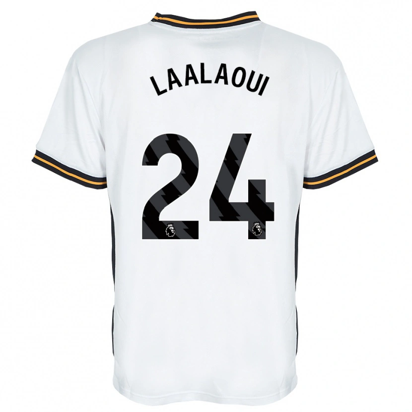 Danxen Women Reda Laalaoui #24 White Orange Black Away Jersey 2026/27 T-Shirt