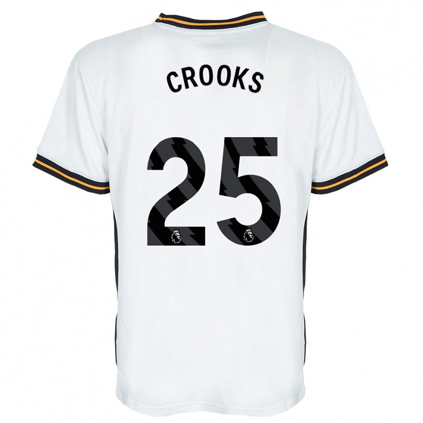 Danxen Women Matt Crooks #25 White Orange Black Away Jersey 2026/27 T-Shirt