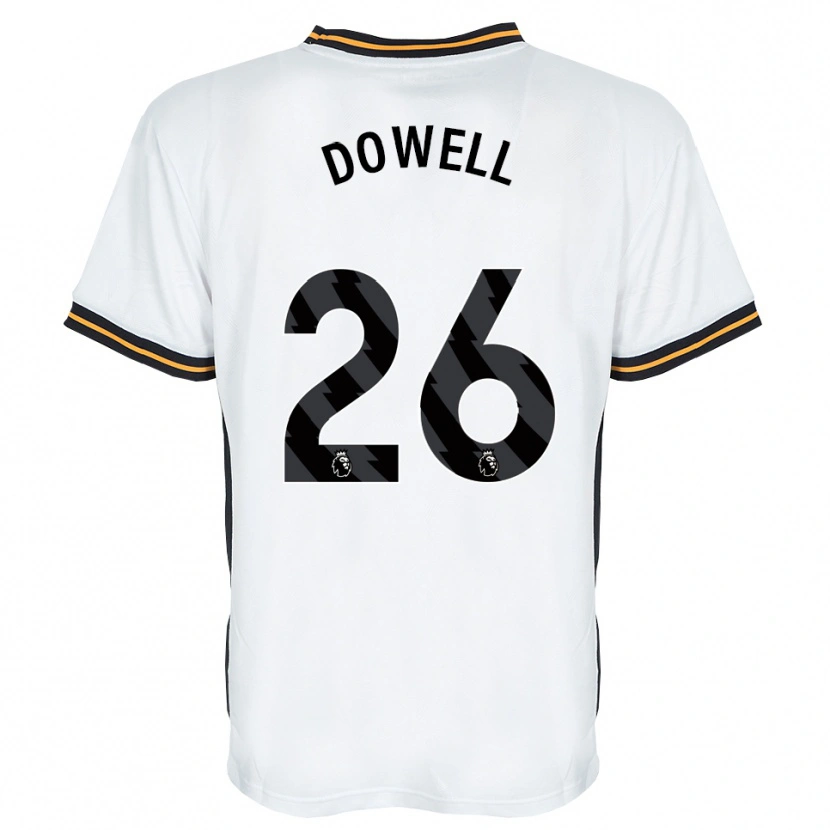 Danxen Women Kieran Dowell #26 White Orange Black Away Jersey 2026/27 T-Shirt