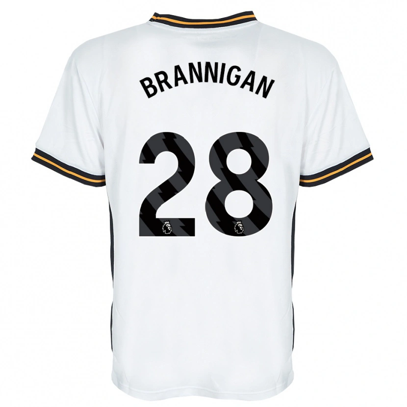Danxen Women Aoife Brannigan #28 White Orange Black Away Jersey 2026/27 T-Shirt