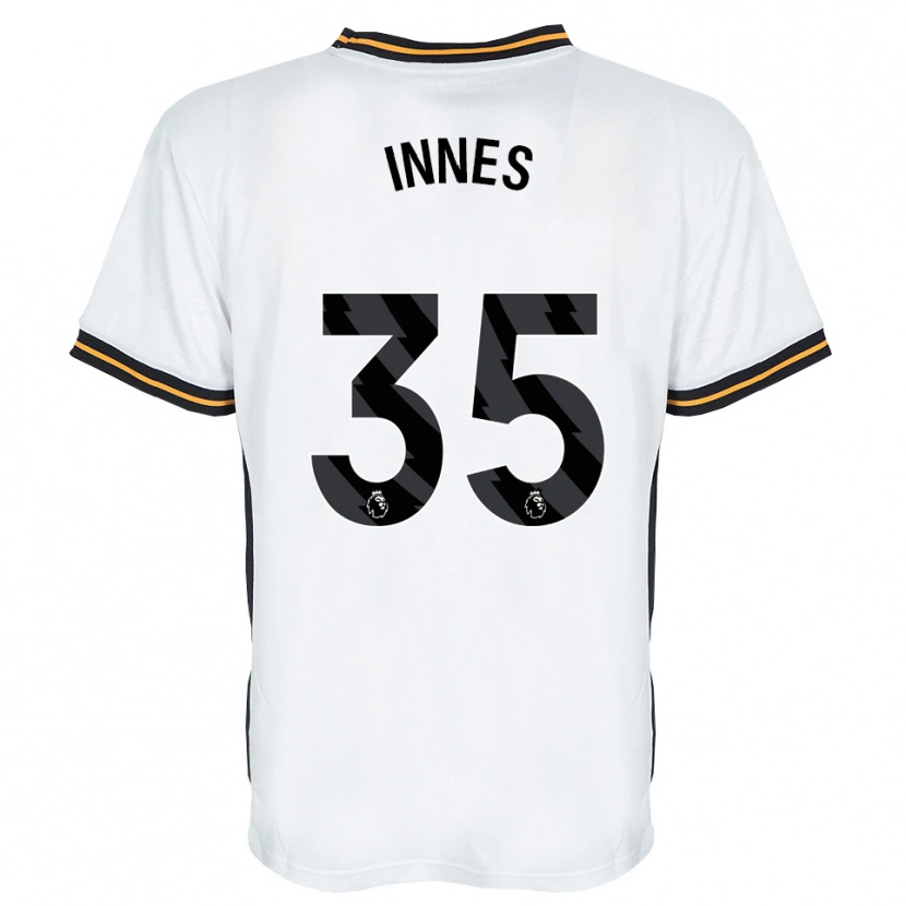 Danxen Women Emma Innes #35 White Orange Black Away Jersey 2026/27 T-Shirt