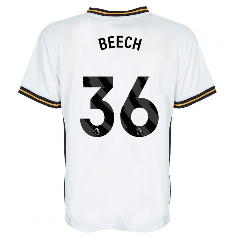 Danxen Women Amy Beech #36 White Orange Black Away Jersey 2026/27 T-Shirt