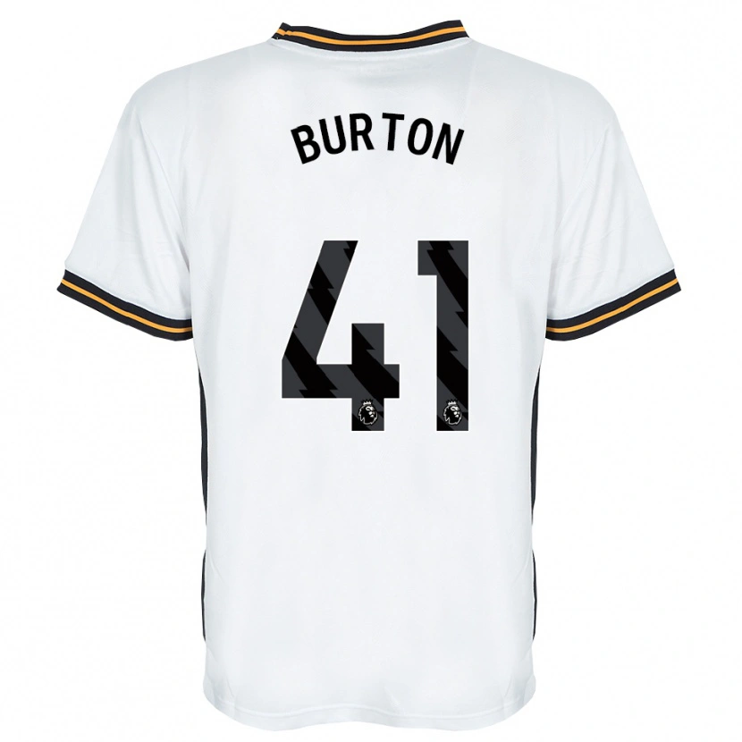 Danxen Women Jess Burton #41 White Orange Black Away Jersey 2026/27 T-Shirt