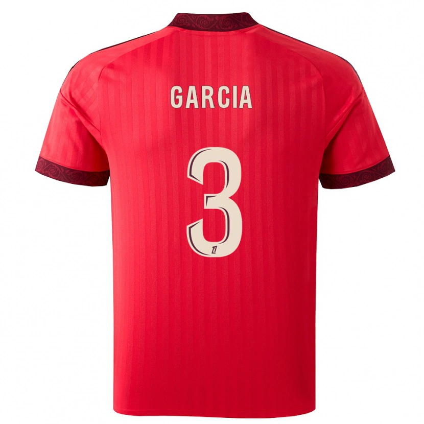 Danxen Women Angel García #3 Burgundy Red White Away Jersey 2026/27 T-Shirt
