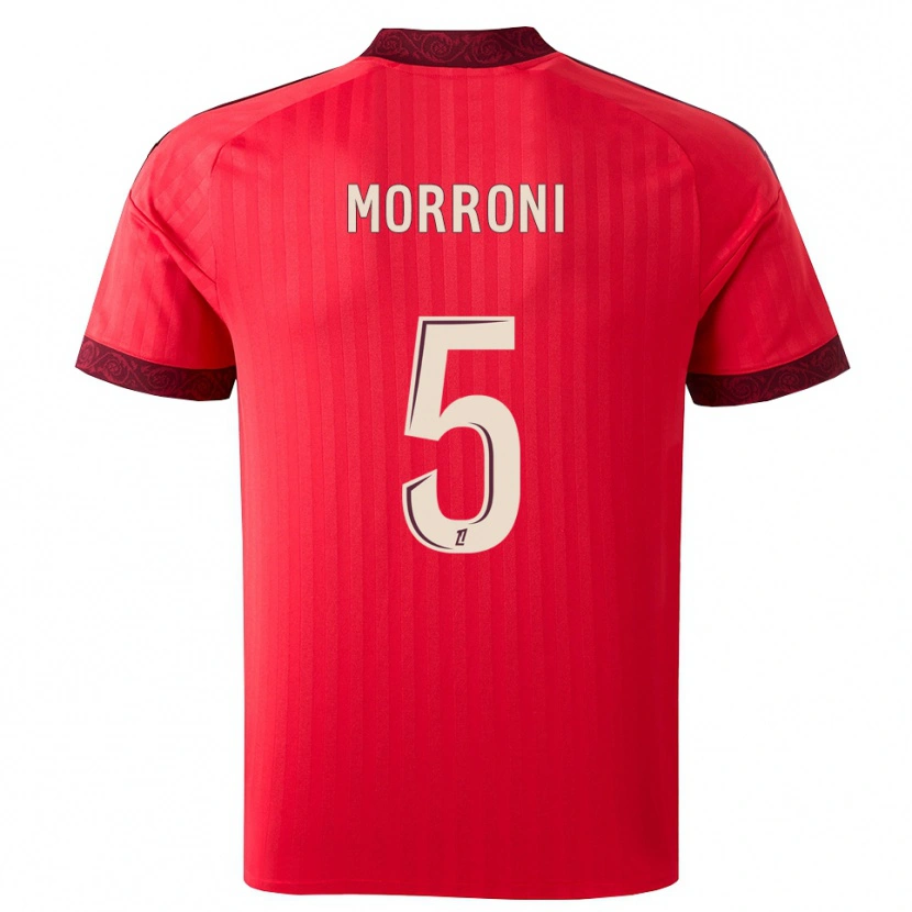 Danxen Women Perle Morroni #5 Burgundy Red White Away Jersey 2026/27 T-Shirt